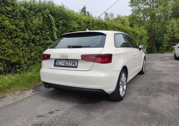 Audi A3 cena 42900 przebieg: 173000, rok produkcji 2013 z Skoczów małe 172